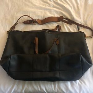 Madewell Travel Bag - Black and Brown